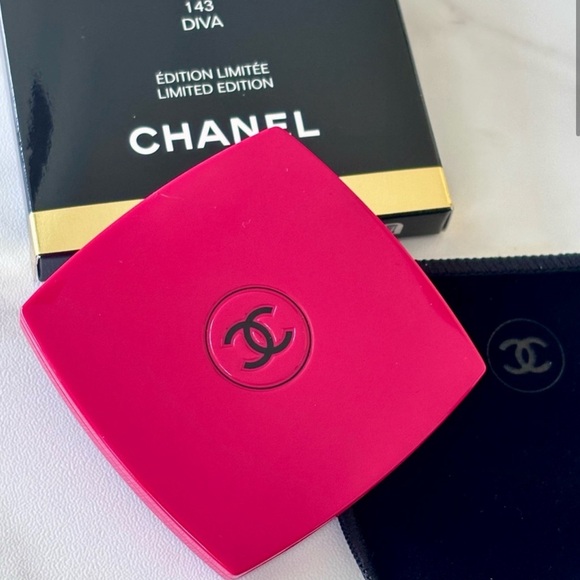 New Chanel Limited Edition Codes Couleur Mirror Duo 143 Diva Fuchsia Pink - Picture 5 of 8